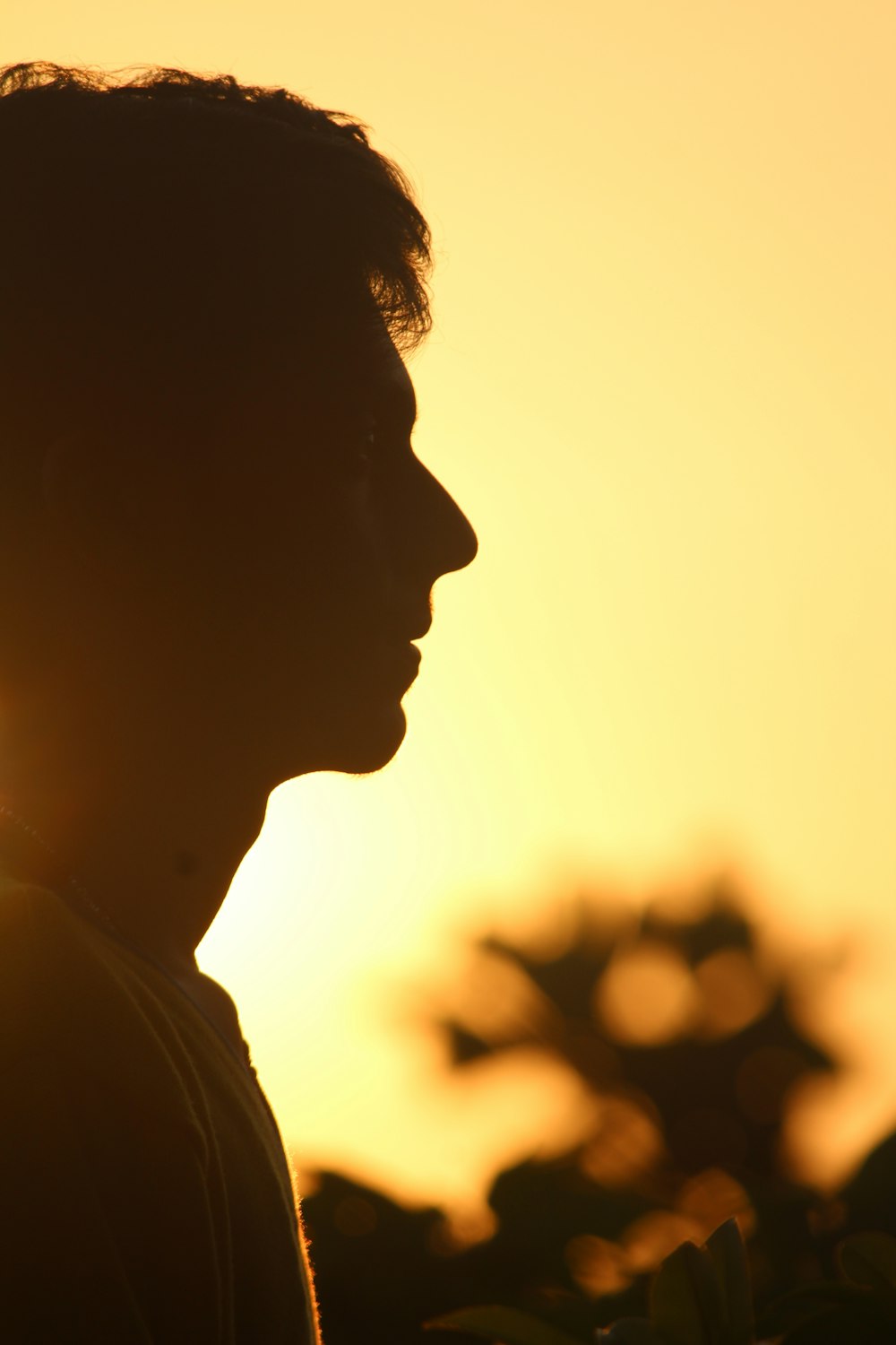 Photographie de silhouette d’homme au coucher du soleil