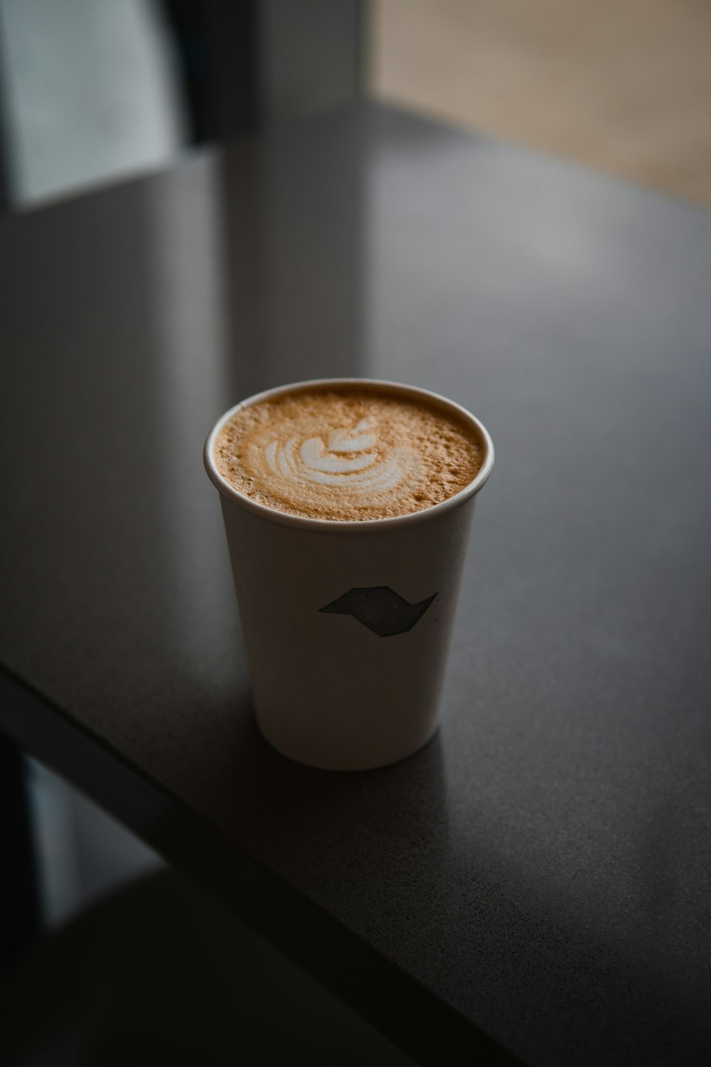 coffee in disposable cup