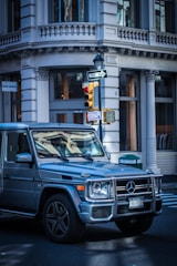 silver Mercedes-Benz vehicle
