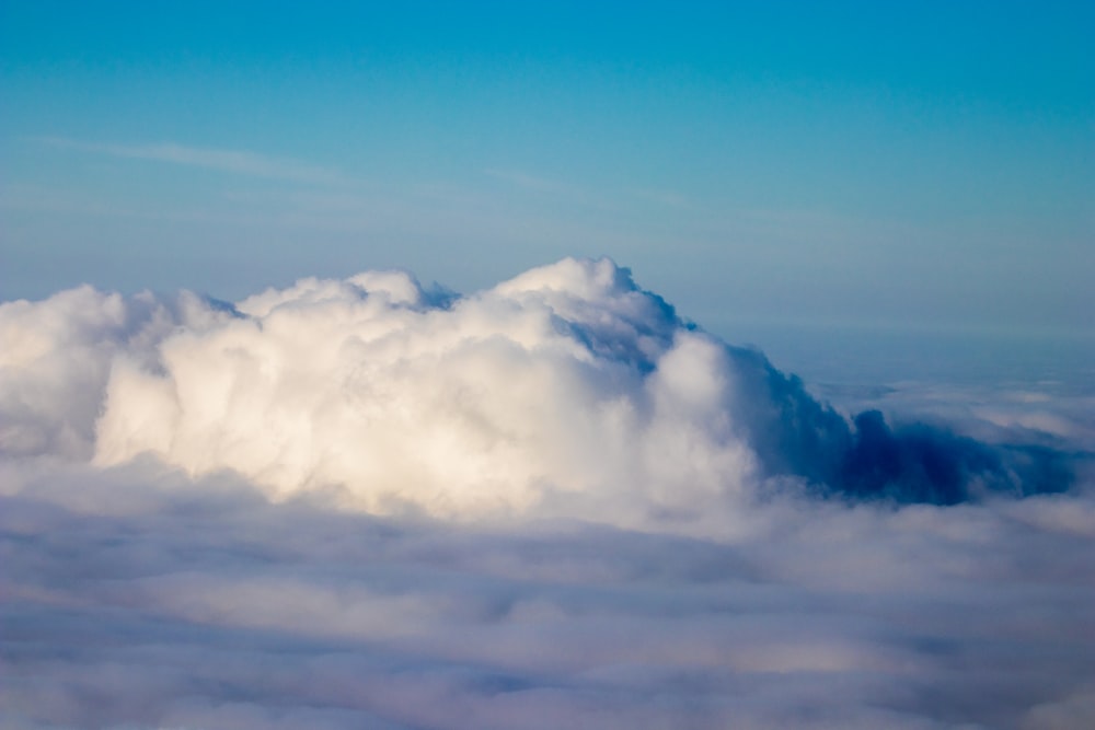 aerial photography of sea of clouds