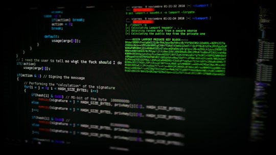computer screen