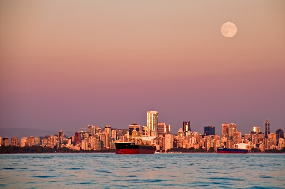 Skyline photo spot 555 Kitsilano Beach