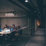 group of people having a meeting