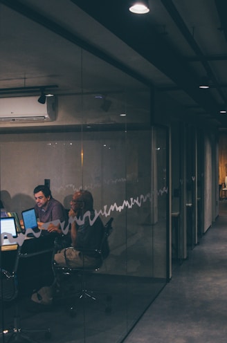 group of people having a meeting