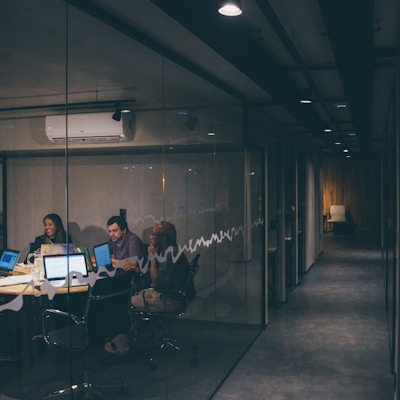 group of people having a meeting