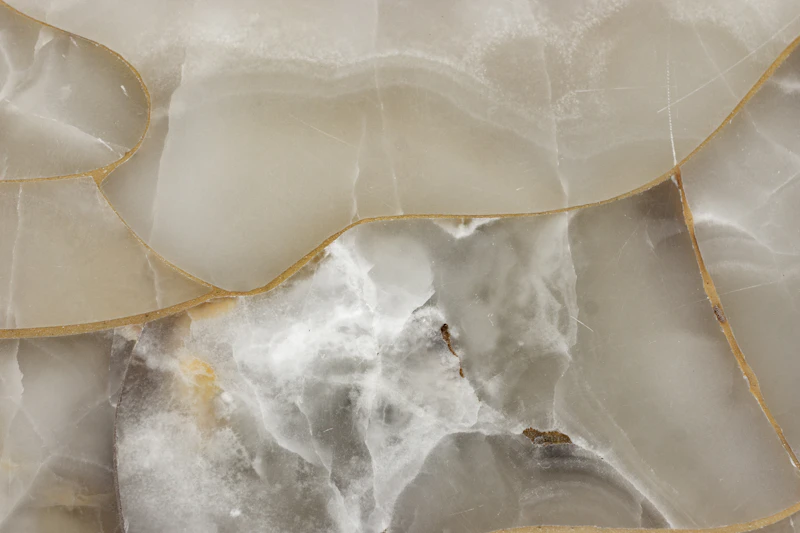 White Onyx crystalline stone