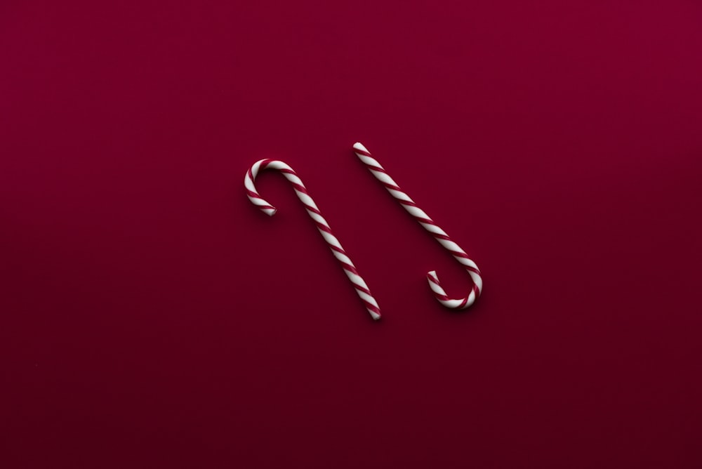 two candy canes