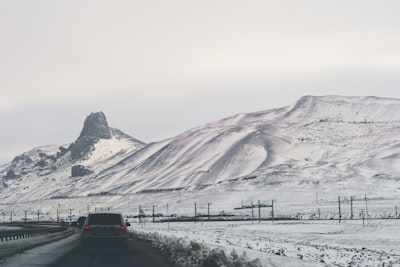 landscape photography of snow capped mountain range azerbaijan google meet background