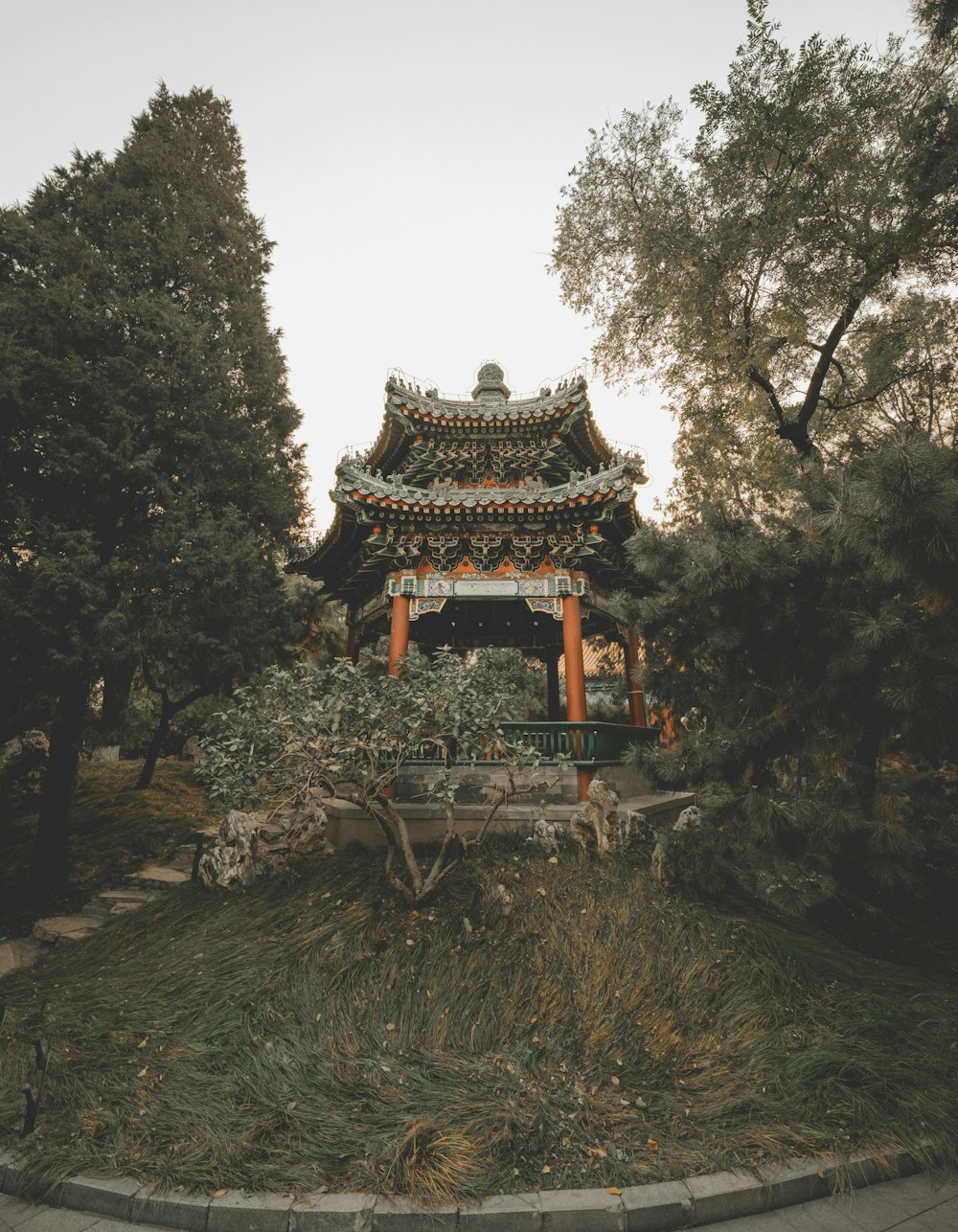 tempio circondato da alberi