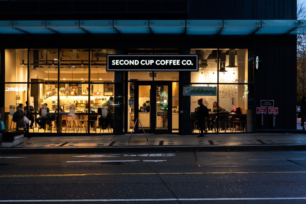 Second Cup Coffee Co. sign
