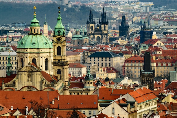 multicolored city skyline at daytime