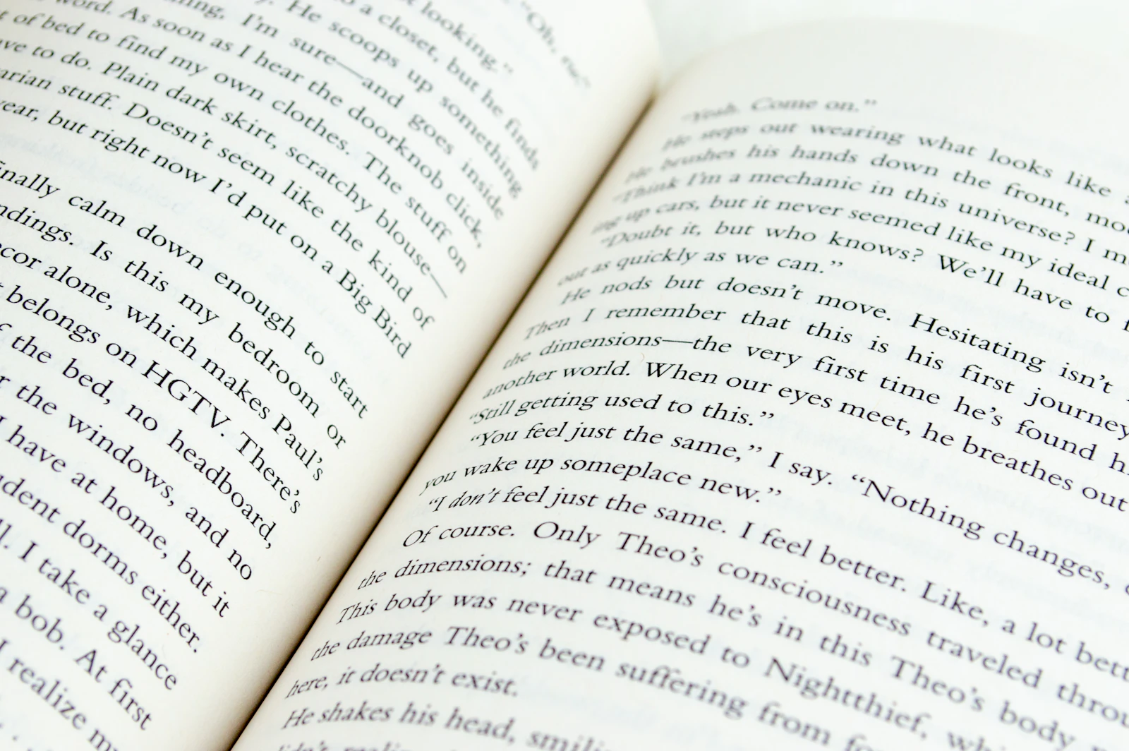 An open book photographed close-up, representing the specific, citable claims AI systems look for before quoting a source