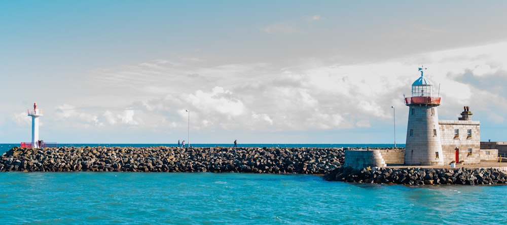 white lighthouse during daytime