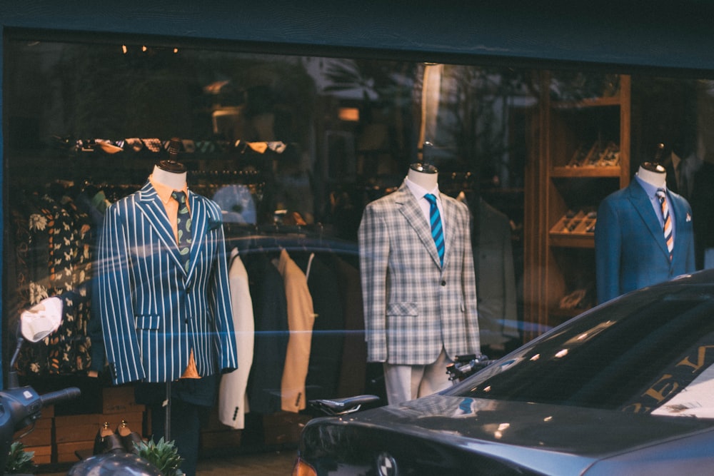 suit jackets on display