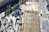 aerial view of building