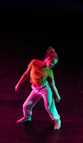 woman dancing on stage