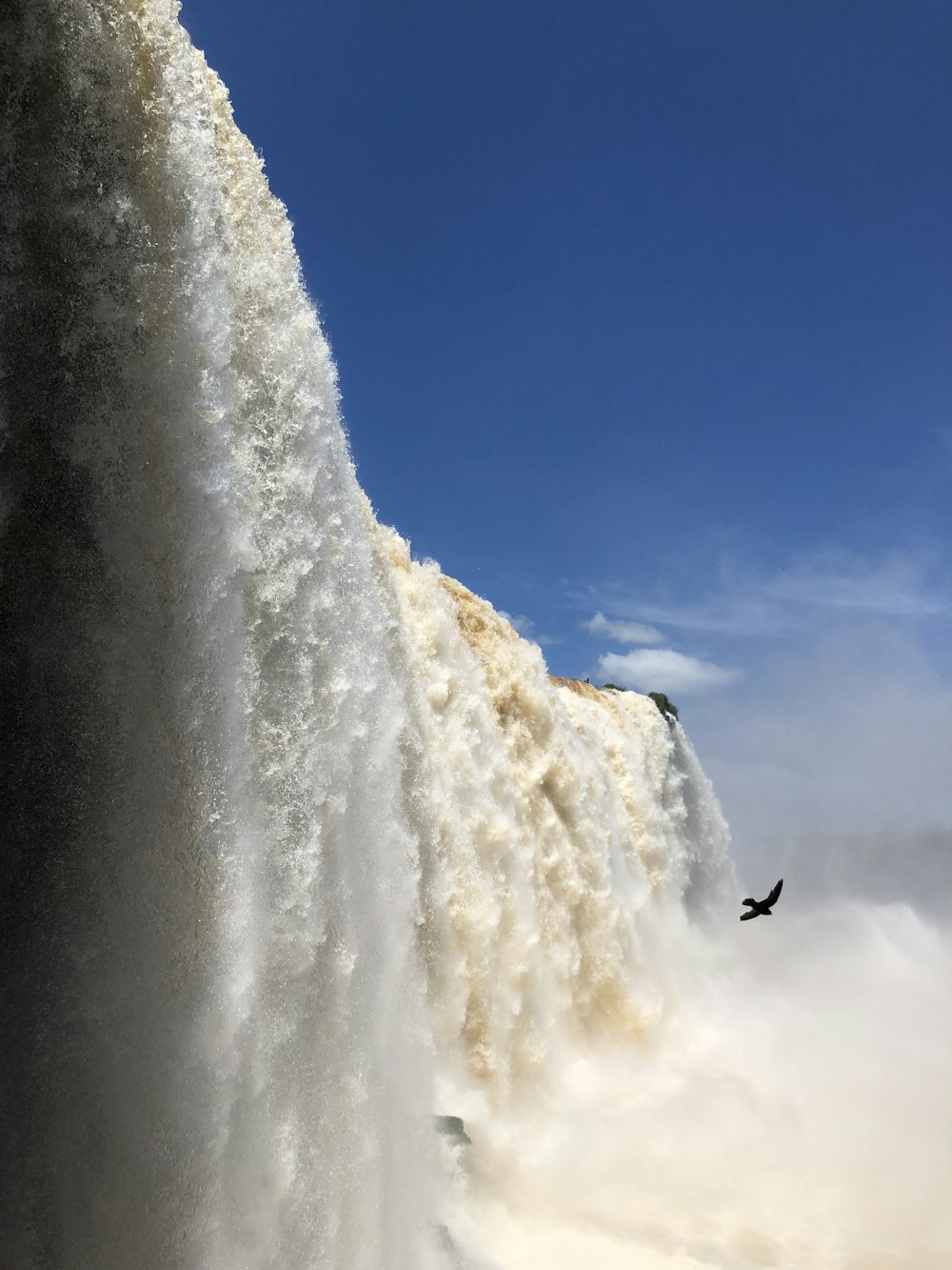 waterfall during daytime