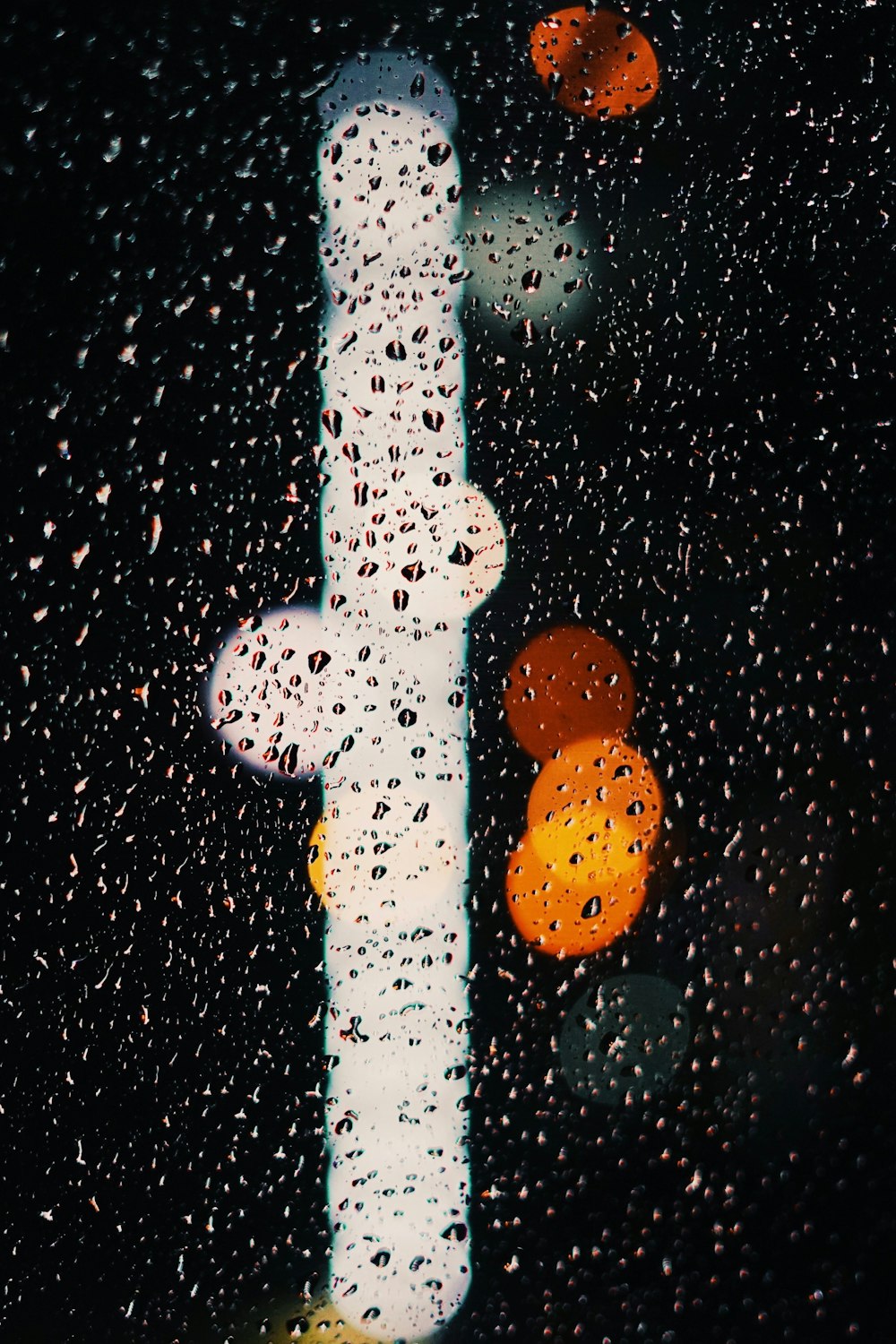 Fotografía bokeh de gotas de agua