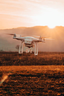 flying DJI Phantom 4