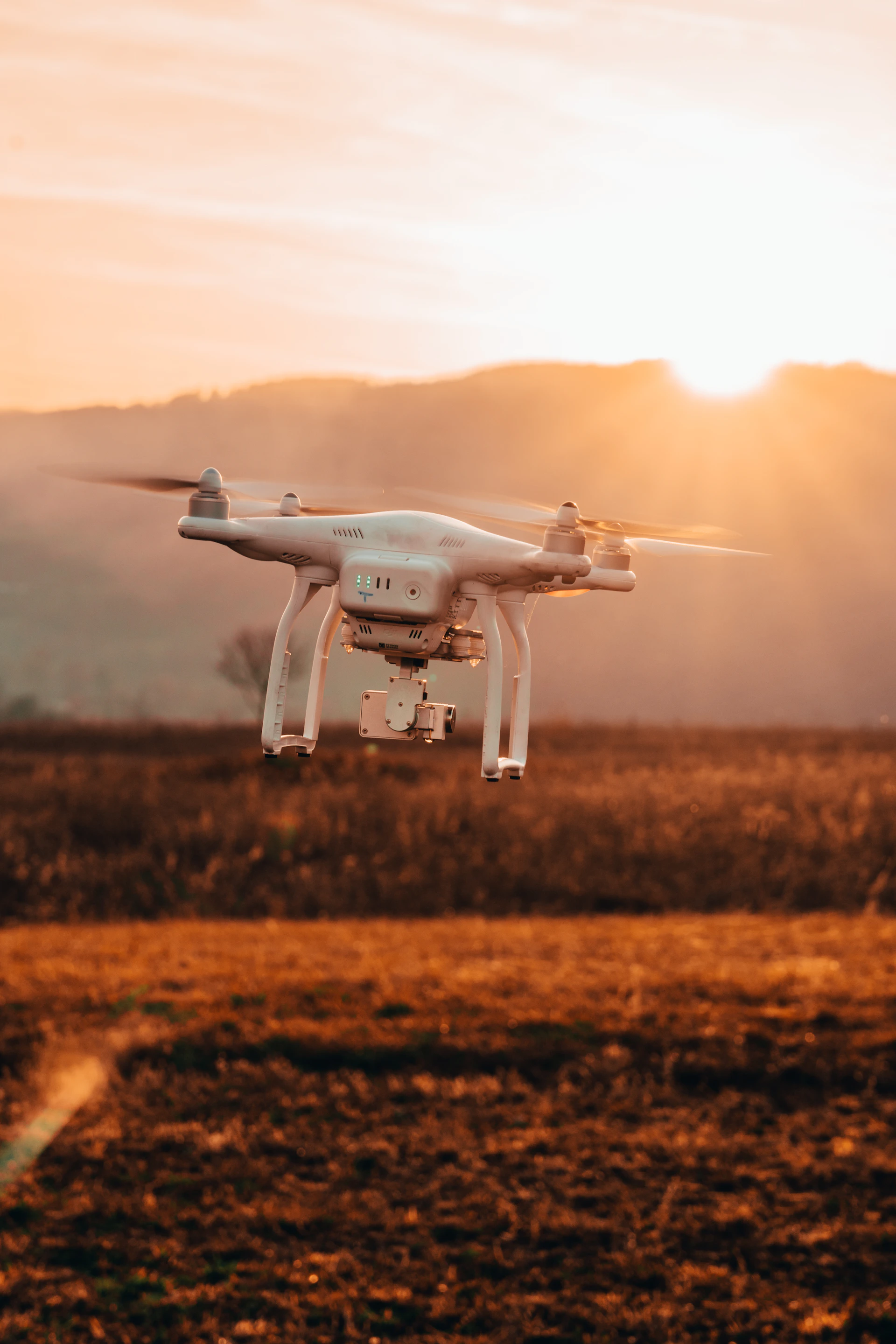 flying DJI Phantom 4