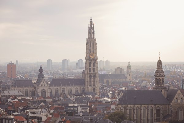 Aerial view of buildings during daytime — Antwerp, Belgium
