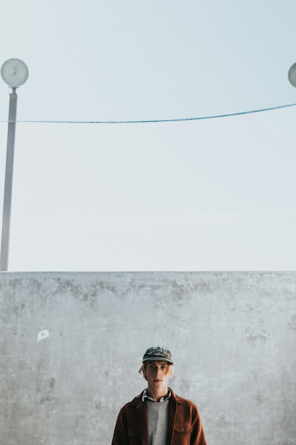 man in brown jacket