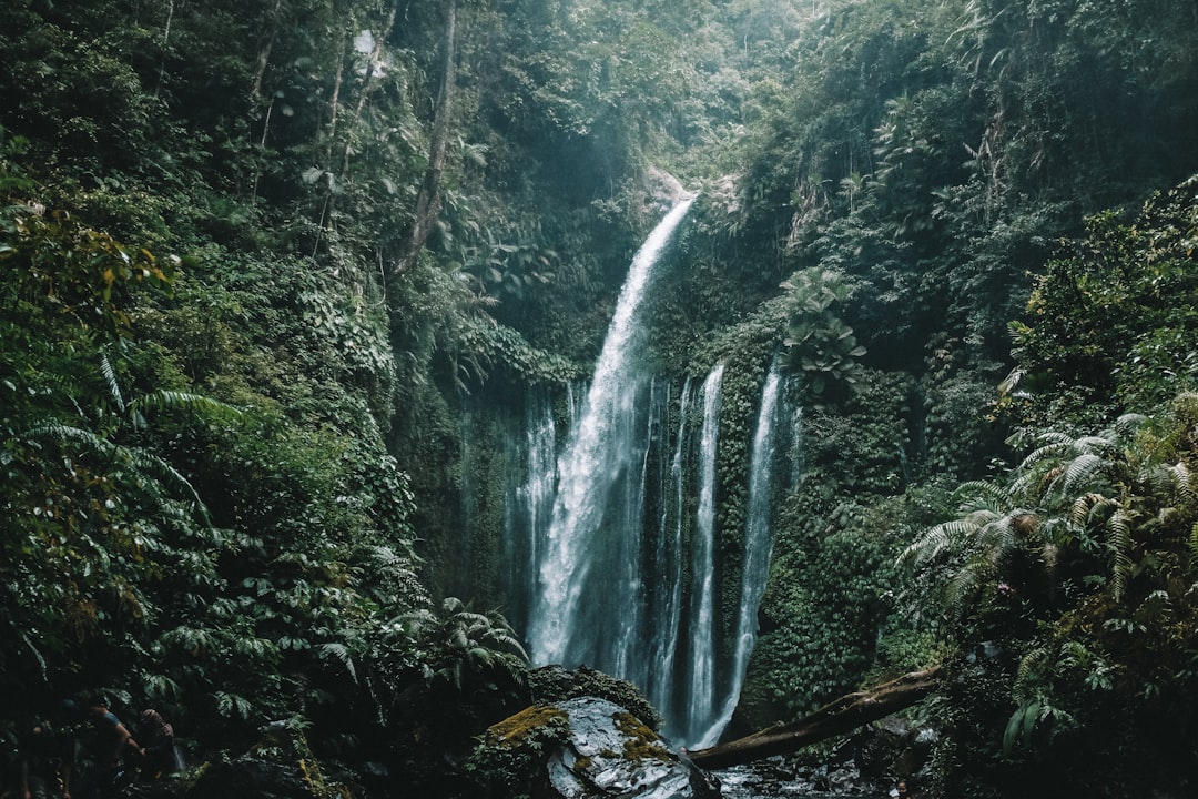 Waterfall photo spot Lombok Indonesia