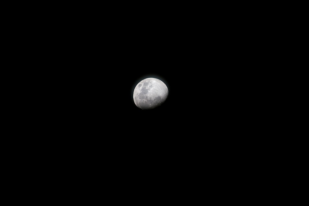 high-angle photography of moon