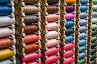 assorted color thread lot