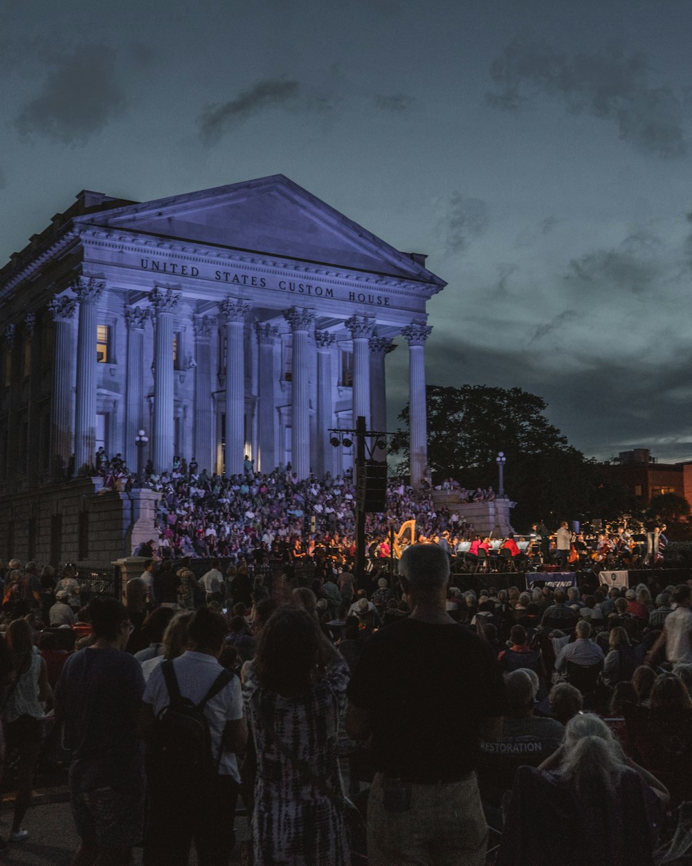 white United States Custom House