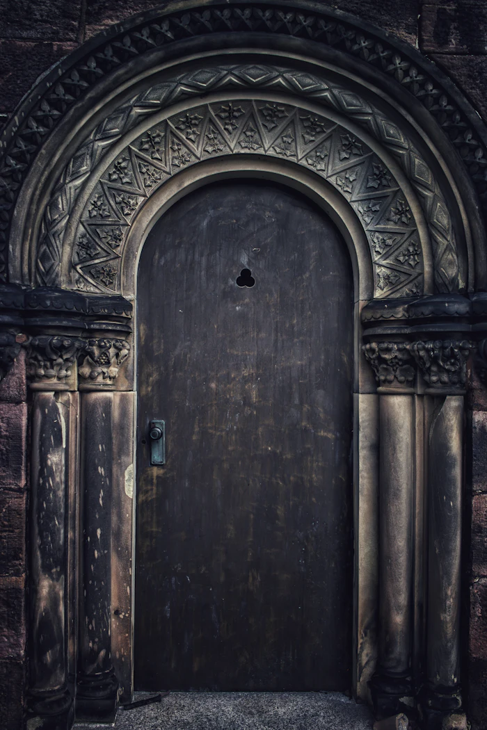 A porta fechada