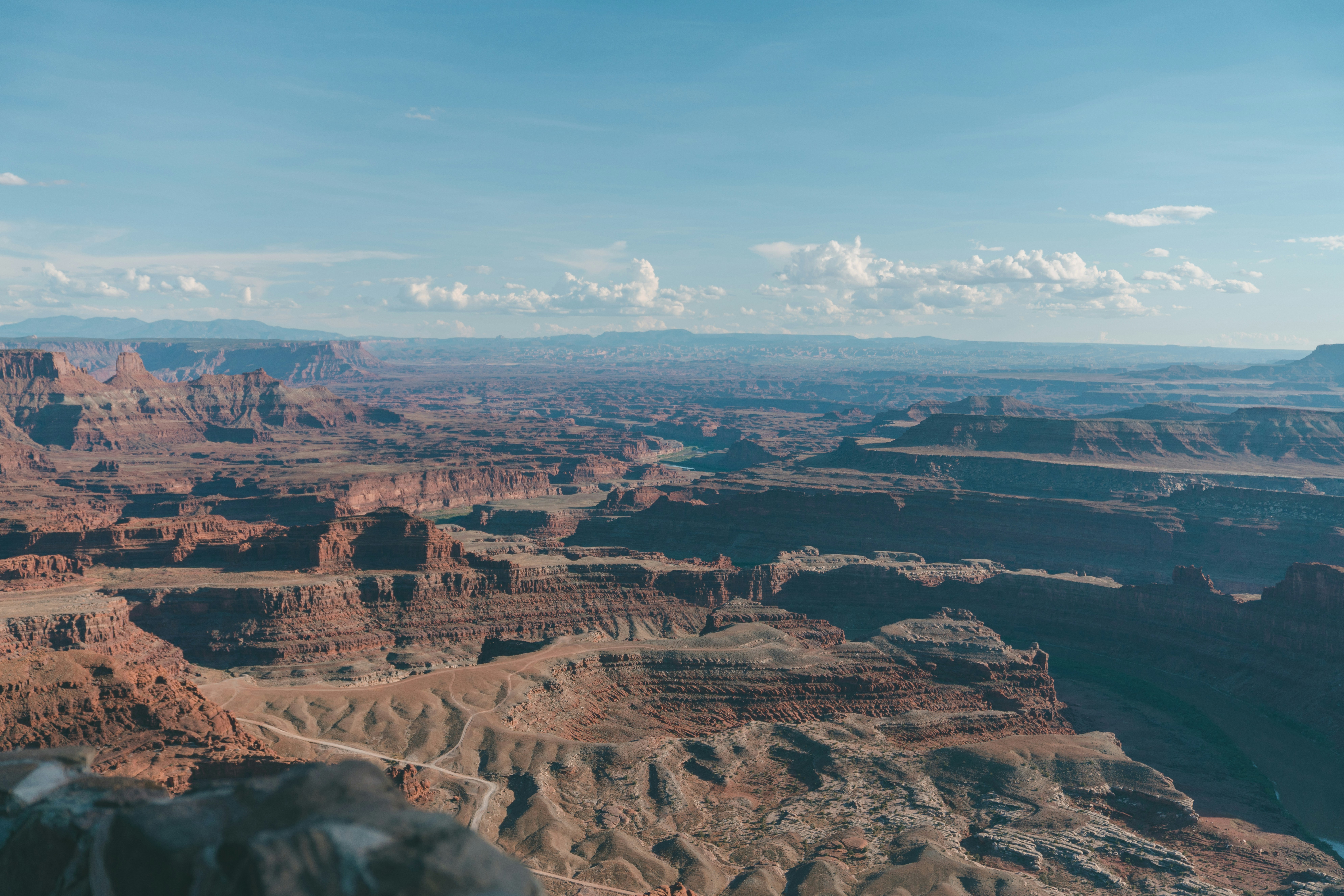 landscape photo of plateau