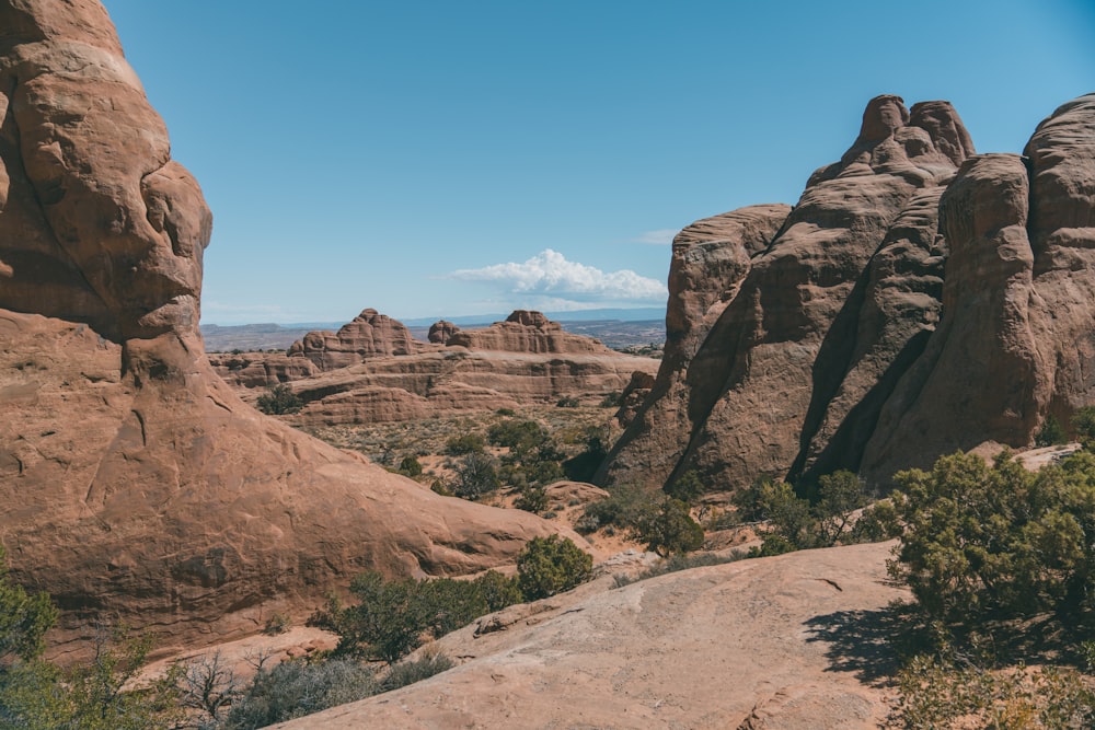 landscape photography of rocky mountain