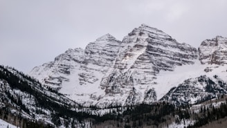 snow covered mountain