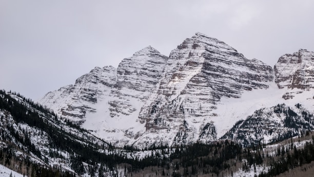 snow covered mountain
