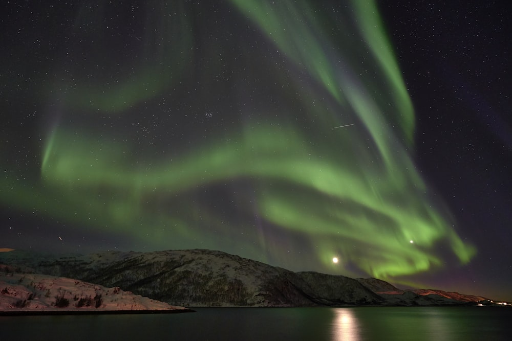 landscape photography of aurora borealis