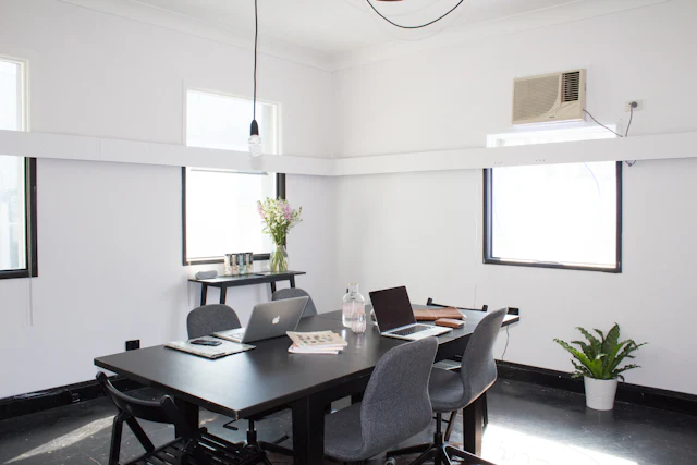 Compact Meeting Room — commercial office meeting room interior design