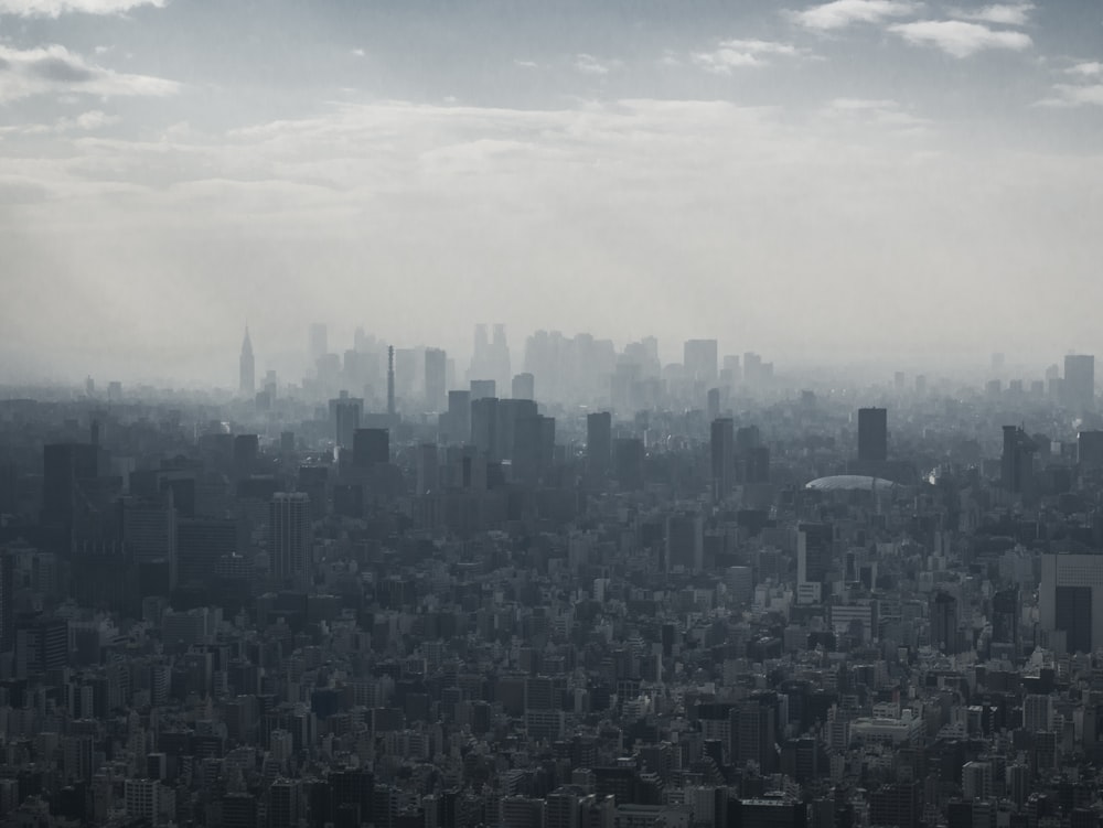 Fotografía aérea de edificios