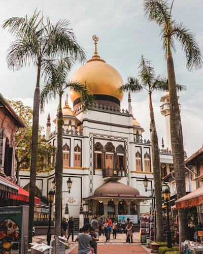 The golden dome of Sultan Mosque, Kampong Glam