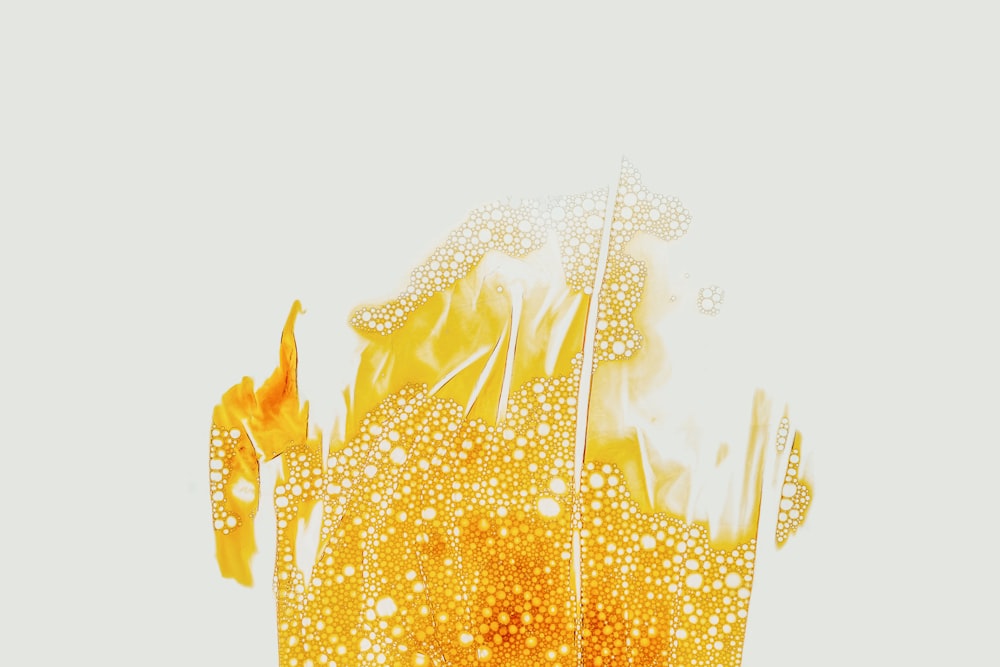 yellow flame-themed illustration