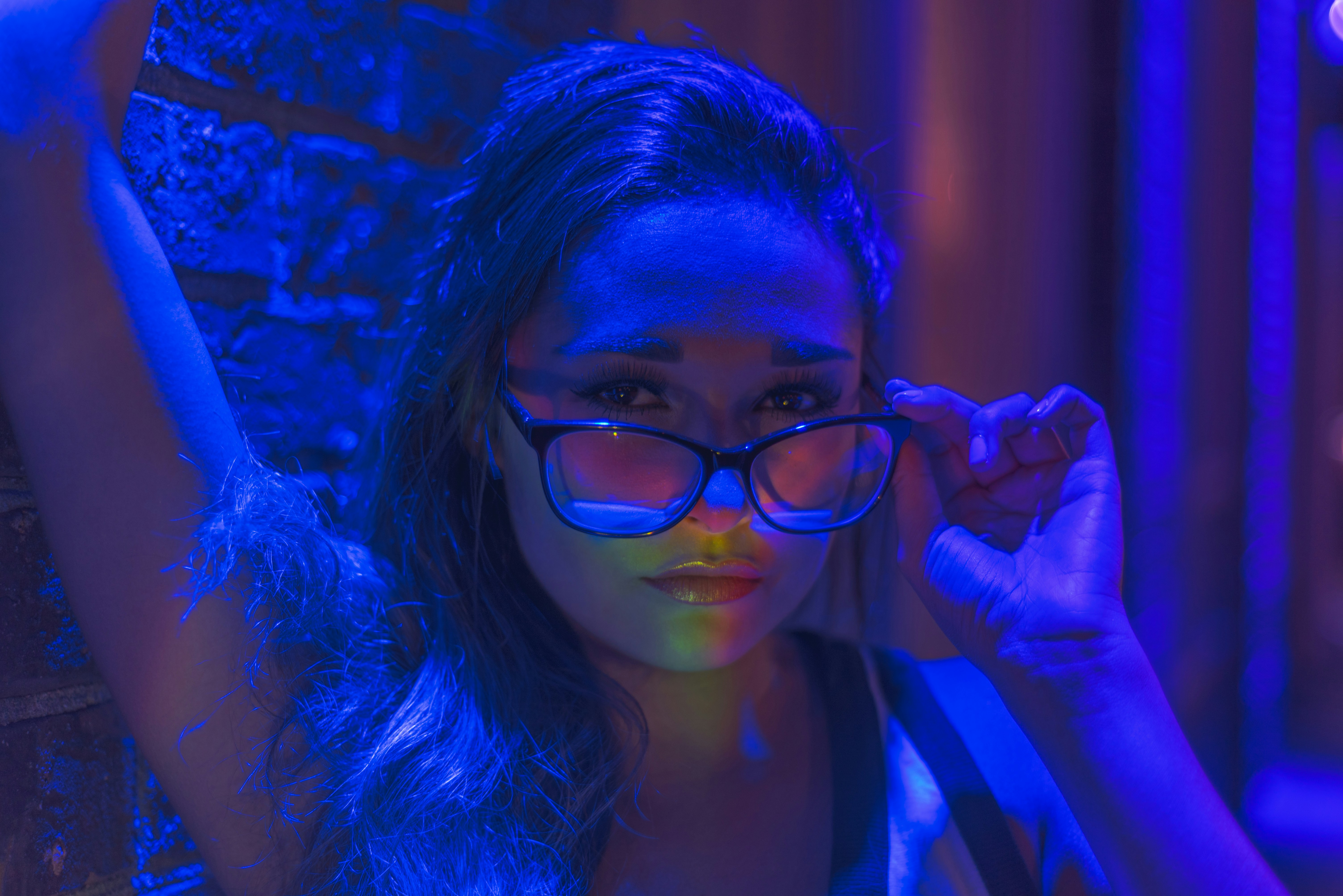 women's black framed eyeglasses