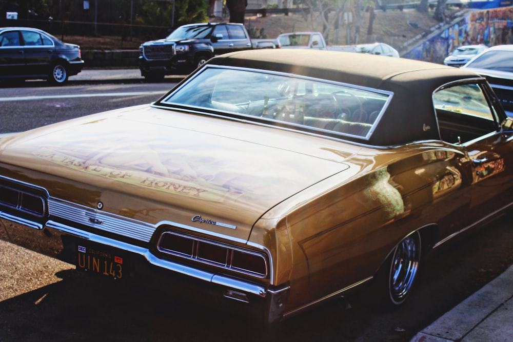 brown coupe