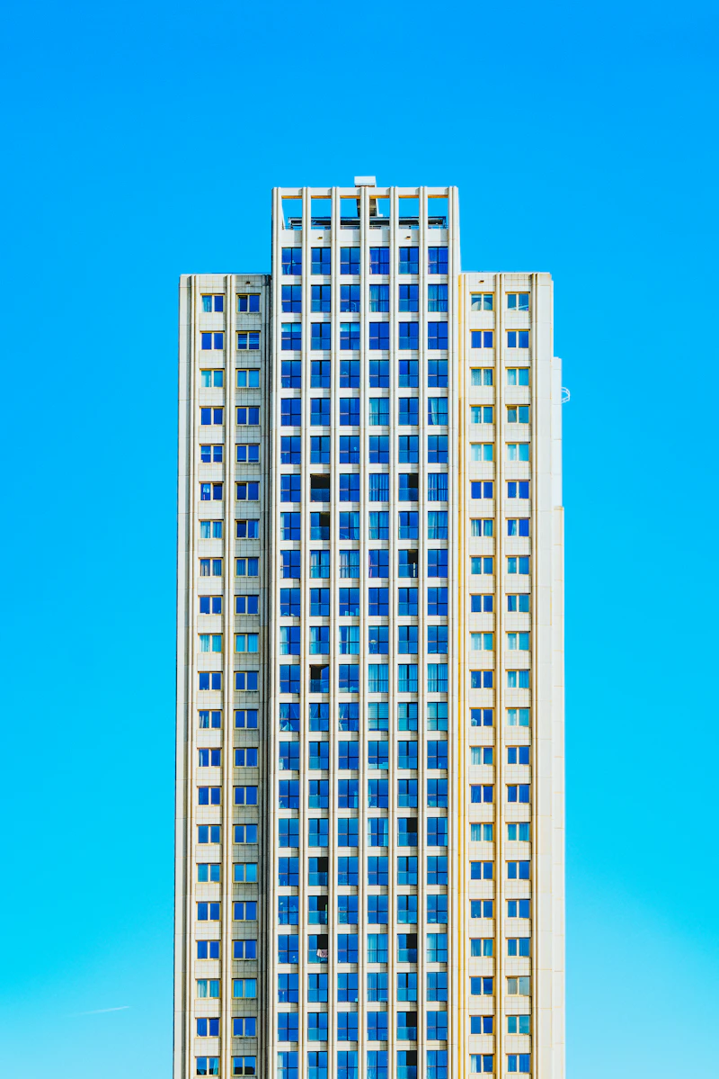 Downtown high-rise hotel and office towers