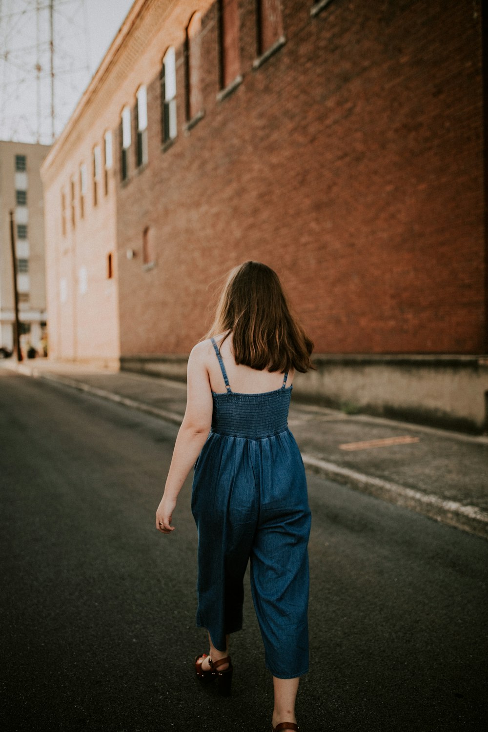 women's teal spaghetti strap dress