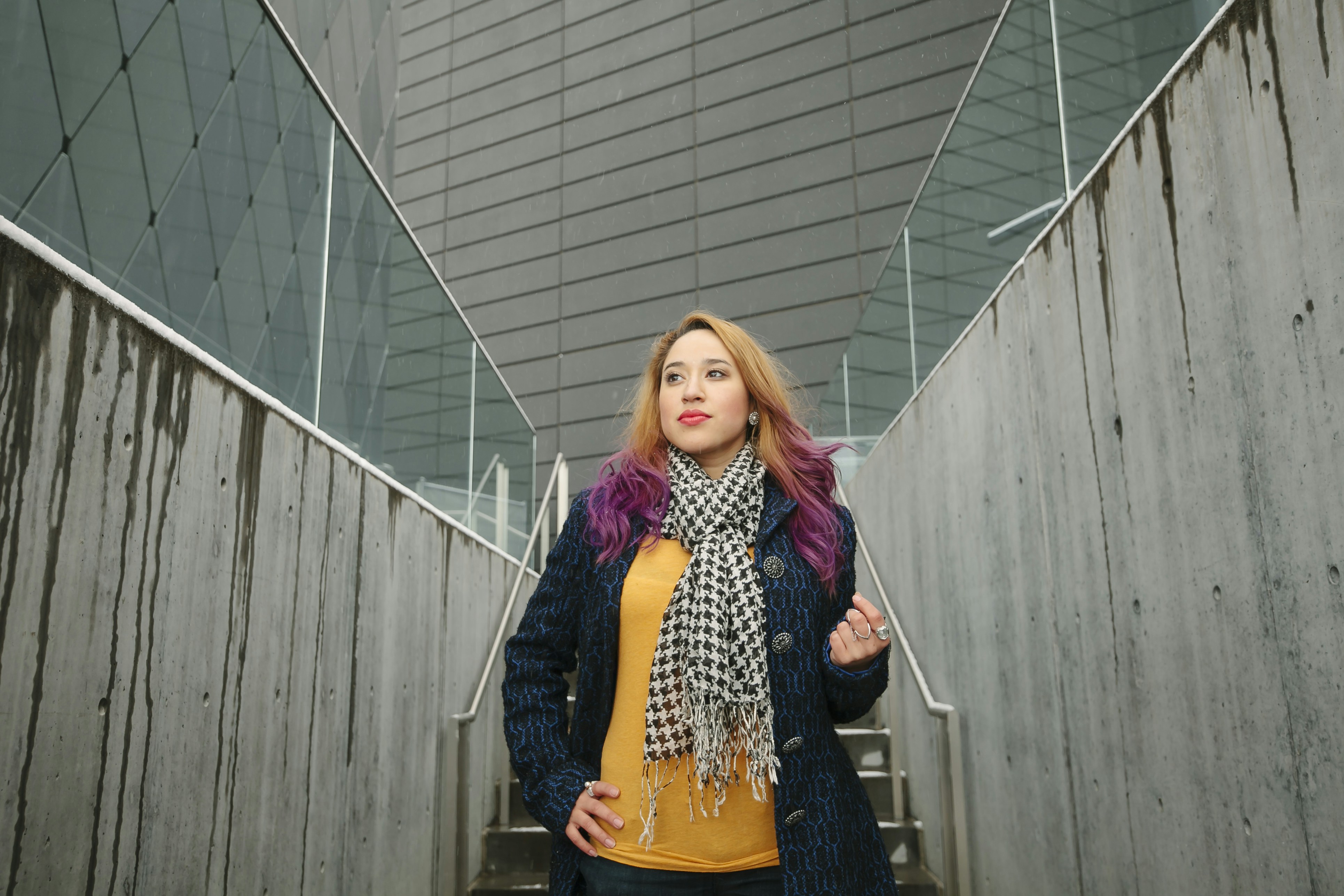 Tasseled Garter Stitch Scarf | Knitted Scarves For Cold Weather