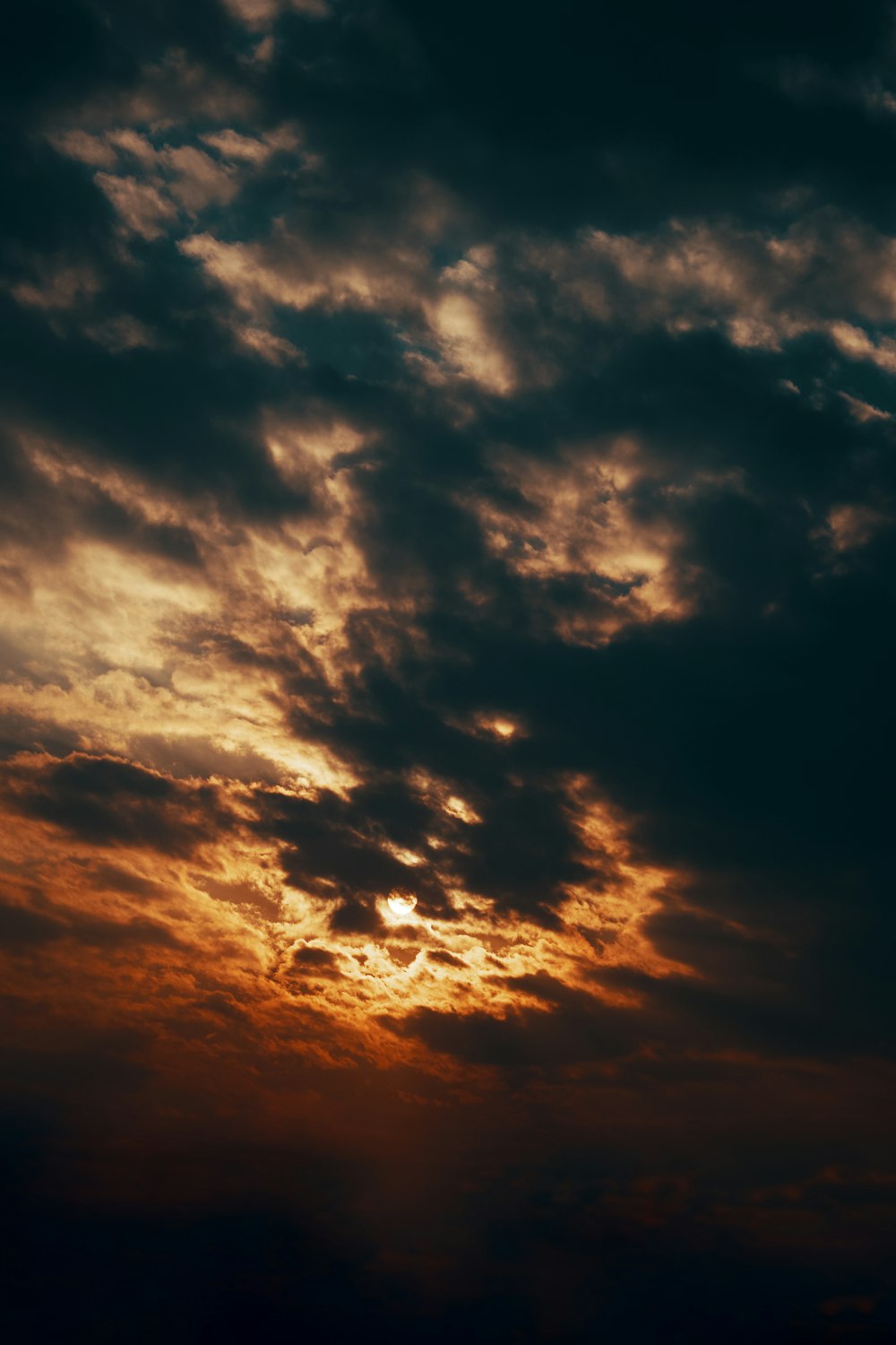 Cielo durante la hora dorada