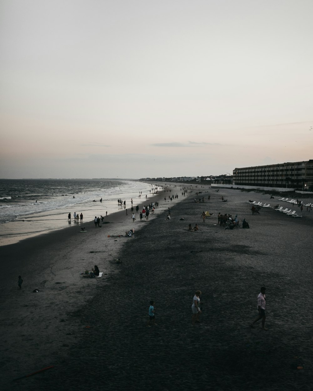 people at the beach