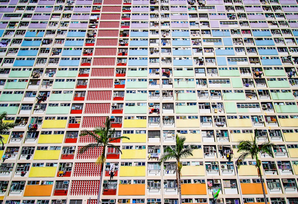 multicolored buildings