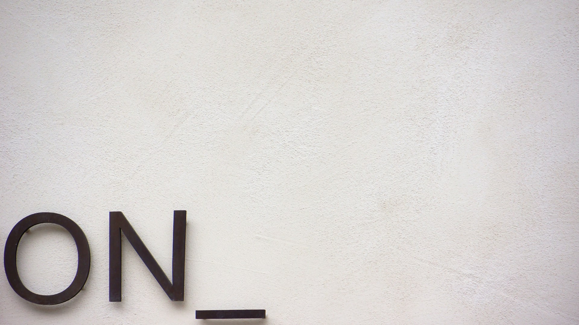 On wall decor