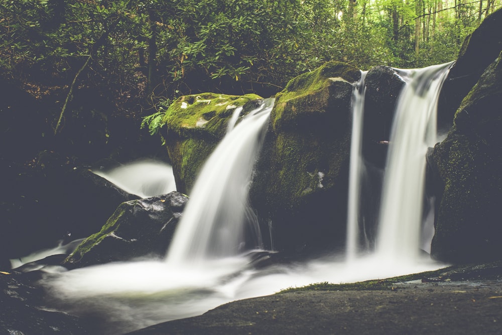 waterfalls timelapse photography